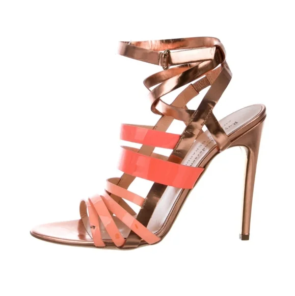 Rupert Sanderson Rose Gold Ombre Stilletto Heels 40 9 - Picture 1 of 9